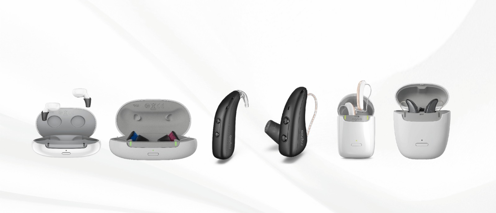 Elderly person wearing advanced hearing aids from Aanvii Hearing, symbolizing brain health and hearing support